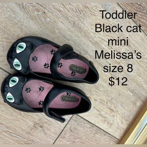 black cat toddler mini Melissa’s